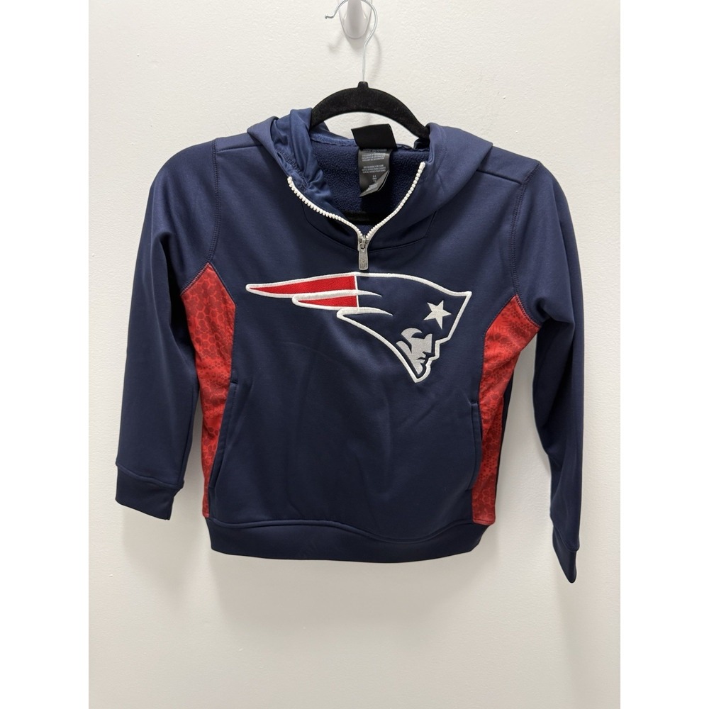 NFL New England Patriots Youth Pullover Hoodie – Size Small (8)
